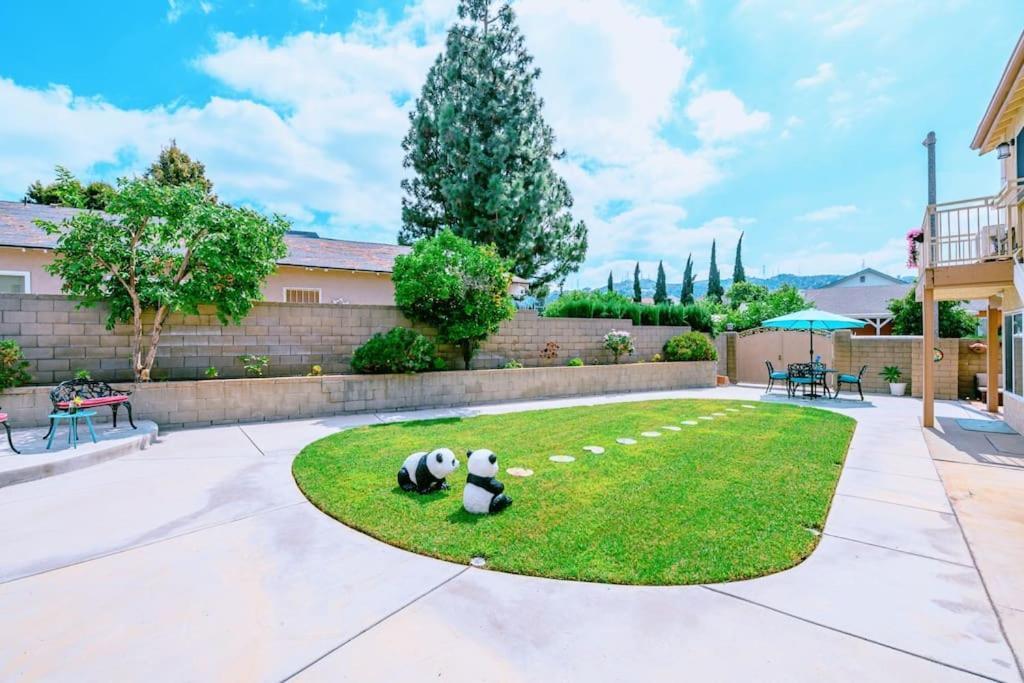 La Sunny House Beautiful Yard 7 Rooms 4 Bathrooms Near Disneyland & Hollywood & Downtown Hacienda Heights Exteriör bild