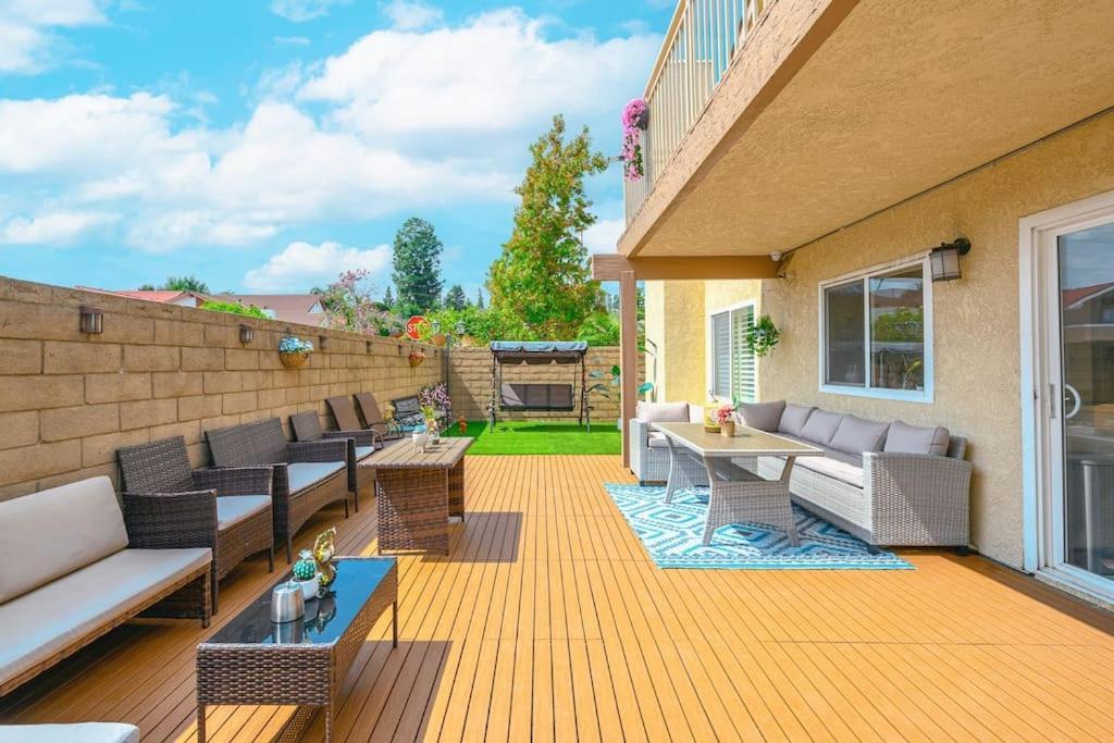 La Sunny House Beautiful Yard 7 Rooms 4 Bathrooms Near Disneyland & Hollywood & Downtown Hacienda Heights Exteriör bild